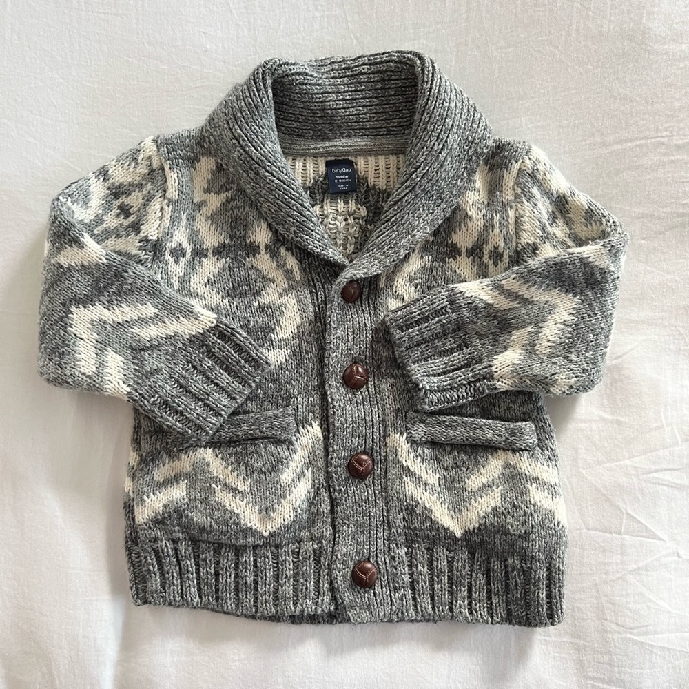 12 - 18 month Baby Gap button sweater